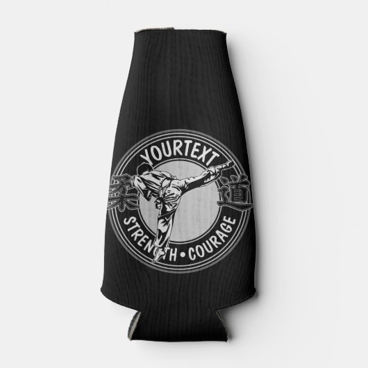 Personalized Martial Arts JUDO Japan Kampf Sport Flaschenkühler (Vorderseite)