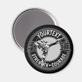 Personalized Martial Arts JUDO Japan Kampf Sport Magnet (Vorderseite/Rückseite)