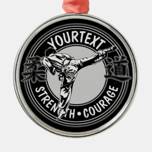 Personalized Martial Arts JUDO Japan Kampf Sport Ornament Aus Metall