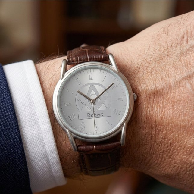Personalized Masonic Gifts | Freemason Brotherhood Armbanduhr (Personalized Masonic Gifts | Freemason Brotherhood Watch)