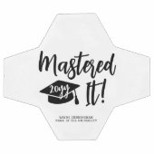Personalized Masters Degree Graduation Mastered It Fußball (Flach)