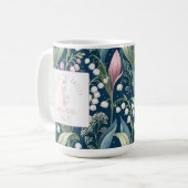 Personalized May Birth Flower Kaffeetasse (Vorderseite Links)