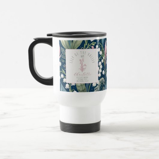 Personalized May Birth Flower Reisebecher (Links)