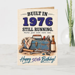 Personalized Mechanic Birthday Card Karte