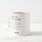 Personalized Medical Assistant Mug Thank You Gift Zweifarbige Tasse (Vorderseite Links)