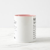 Personalized Medical Assistant Mug Thank You Gift Zweifarbige Tasse (Mittel)