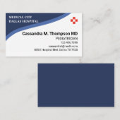 Personalized Medical Hospital Employee Visitenkarte (Vorne/Hinten)