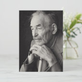 Personalized Memorial Card Custom Foto Sympathy Dankeskarte (Stehend Vorderseite)