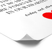 Personalized Memorial Keepsakes – Honor Loved Ones Poster (Ecke)