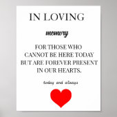 Personalized Memorial Keepsakes – Honor Loved Ones Poster (Vorne)