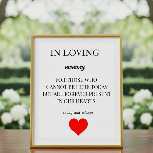 Personalized Memorial Keepsakes – Honor Loved Ones Poster