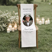 Personalized Memorial Linen Father Of The Bride Kurzer Tischläufer
