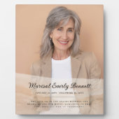 Personalized Memorial Photo Plaque Fotoplatte (Vorderseite)