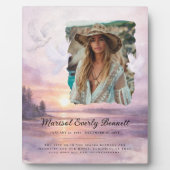 Personalized Memorial Photo Plaque Fotoplatte (Vorderseite)