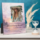 Personalized Memorial Photo Plaque Fotoplatte (Seite)