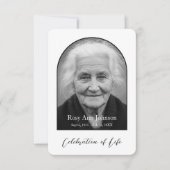 Personalized Memorial Thank You Card Dankeskarte (Vorderseite)