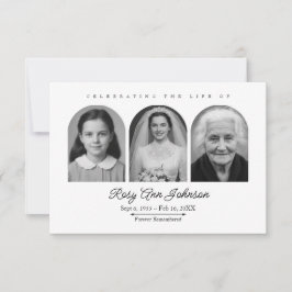 Personalized Memorial Thank You Card Dankeskarte