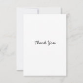 Personalized Memorial Thank You Card Dankeskarte (Rückseite)