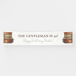 Personalized Men's Birthday Bar Banner