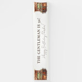 Personalized Men's Birthday Bar Banner (Vertikal)