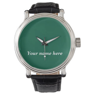 Personalized Men's Watch – Elegant Custom Name Gif Armbanduhr