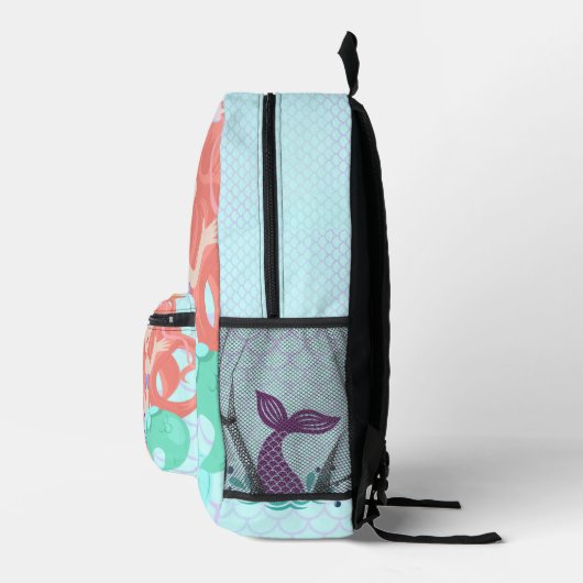 Personalized Mermaid Bedruckter Rucksack (Rechts)