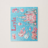 Personalized Mermaid Child Name Puzzle  (Vertikal)