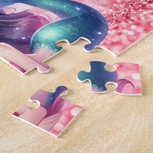 Personalized Mermaid Child Name Puzzle  (Seite)