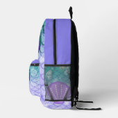 Personalized Mermaid Lilac Bedruckter Rucksack (Rechts)