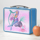 Personalized Mermaid  Metall Brotdose (Beispiel)