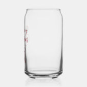 Personalized Merry Christmas Can Glass - Holiday D Dosenglas (Links)
