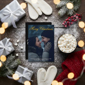 Personalized Merry Christmas Card Dankeskarte