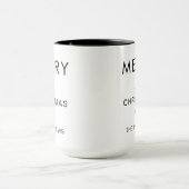 Personalized Merry Christmas Custom Mug Holiday St Tasse (Zentrum)