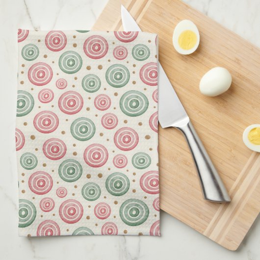 Personalized Merry Christmas Geschirrtuch (Viertel Falte)