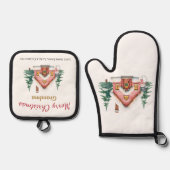 Personalized Merry Christmas Grandma Kitchen Set (Vorderseite)