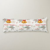 Personalized Merry Christmas Long Body Pillow Seitenschläferkissen (Rückseite)