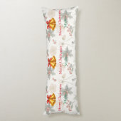 Personalized Merry Christmas Long Body Pillow Seitenschläferkissen (Rückseite (Vertikal))