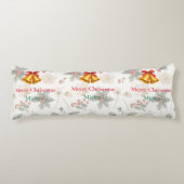 Personalized Merry Christmas Long Body Pillow Seitenschläferkissen (Vorderseite)