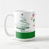 Personalized Merry Christmas Mug Kaffeetasse (Links)