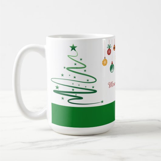 Personalized Merry Christmas Mug Kaffeetasse (Links)