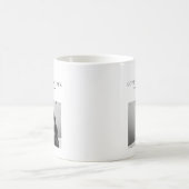 "Personalized Merry Christmas with Photo & Name Kaffeetasse (Mittel)