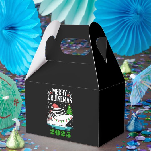 Personalized Merry Cruisemas Cruise Ship Family  Geschenkschachtel (Party)