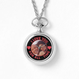  Personalized Message Photo I Love You All time Armbanduhr