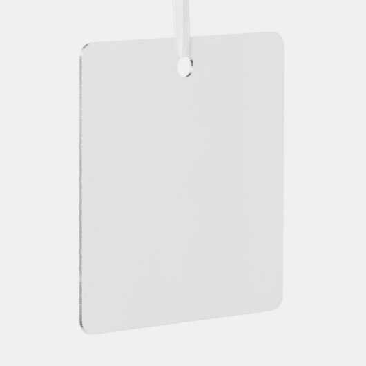 Personalized Metal Square Ornament – Square Shape (Vorderseite Rechts)