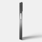 Personalized Metallic Radial Silver Texture Case-Mate iPhone Hülle (Rückseite / Rechts)