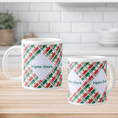 Personalized Mexico Flag Tiled Jumbo-Tasse