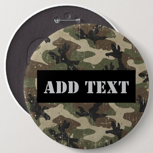 Personalized Military Button (Vorne & Hinten)