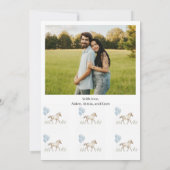 Personalized Miniature Horse Thank You Card Einladung (Rückseite)