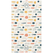 Personalized Minimal Abstract Boho Pastel Colors Tischdecke (Vorderseite)