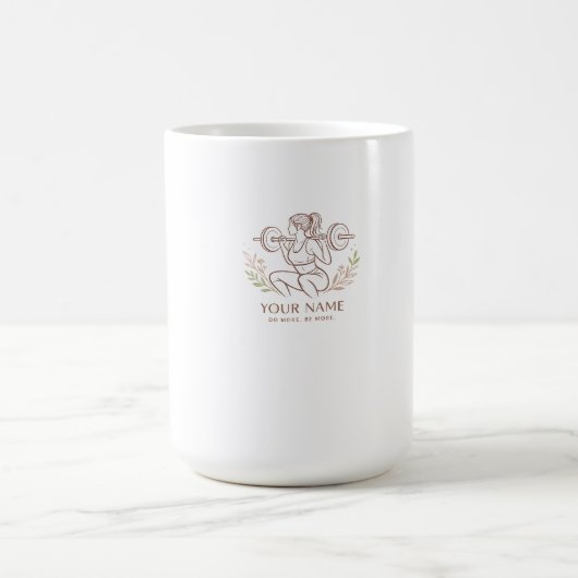 Personalized Minimal Line Art Mug Kaffeetasse (Mittel)
